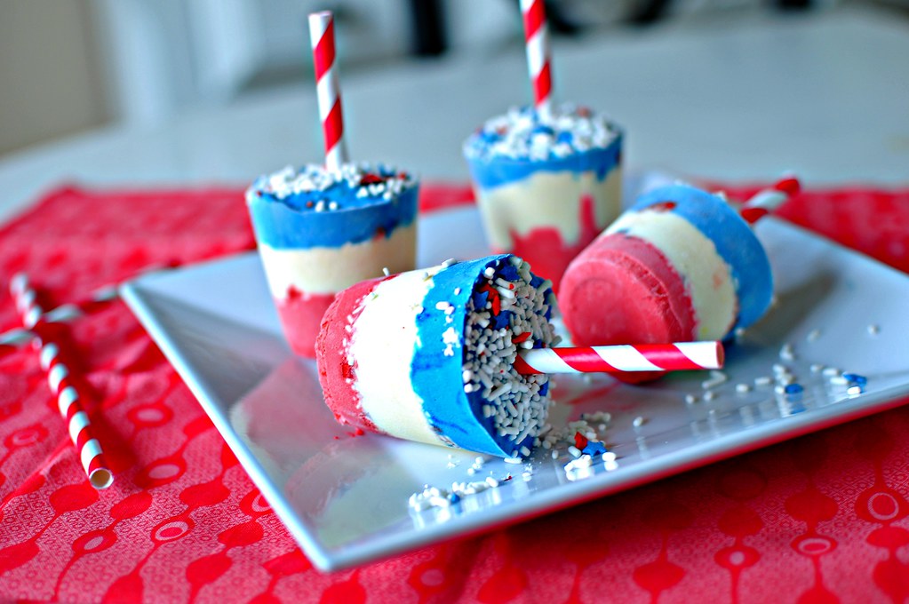 4th of July Pudding Pops 4