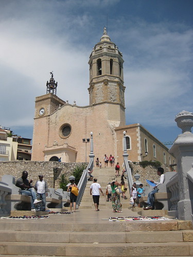 Sant Bartomeu i Santa Tecla in Sitges. From Three Day Trips from Barcelona