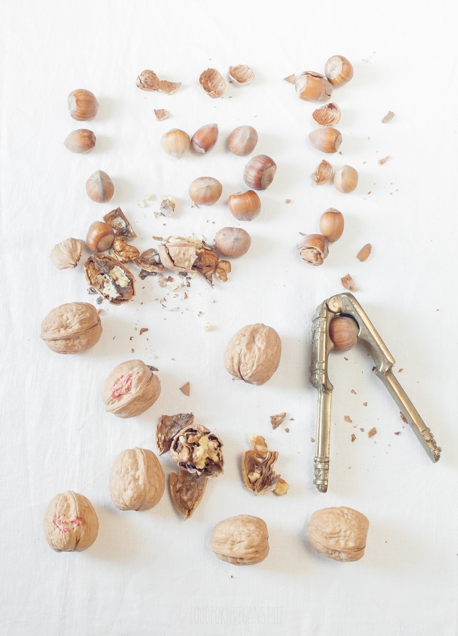 walnuts and hazelnuts