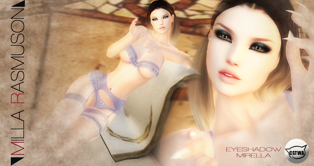 MRM "Mirella" Eyes Makeup Static/ Bento Catwa Head - SecondLifeHub.com