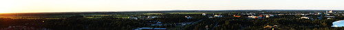 city sunset panorama forest finland seinäjoki pohjanmaa