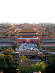 View of Forbidden City 紫禁城 from Top of Jingshan Park 景山公園 - 万春亭