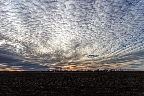 sunset sky clouds canon evening illinois midwest january fields 2014 eosm