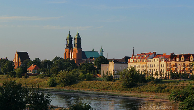 Poznań la ciudad polaca a orillas del río Varta