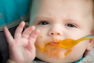 Baby eating