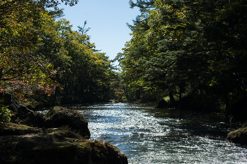 Beginning of authumn in Yukawa river