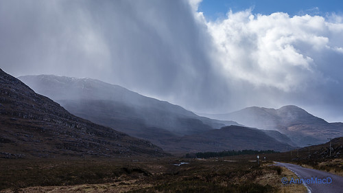 1stdayofspring beinndamh beinnnaheaglaise glentorridon hailstorm mountains scotland westerross