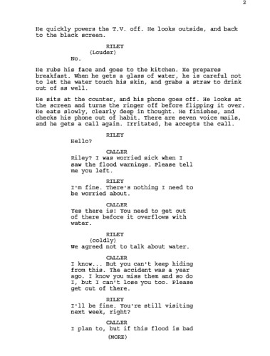 Screenplay for HL IS - page 2