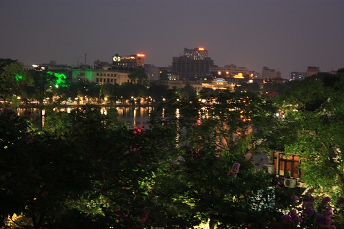 Downtown Hanoi from Ca Phe Co