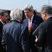 Secretary Kerry Speaks With Middle East Negotiators Before Departing Tel Aviv