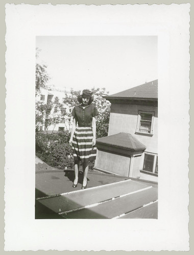 Girl on roof