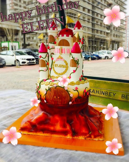 Castle Cake by Iman Khawatmi of Naya cake