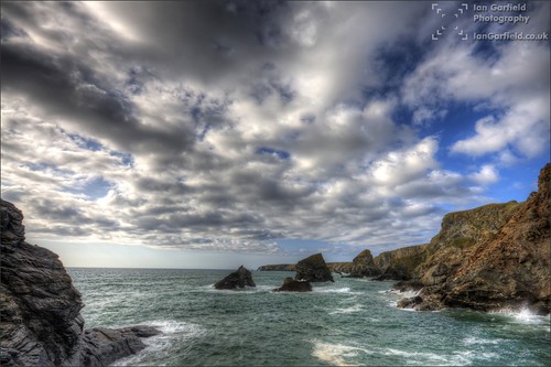 blue sky cliff green clouds landscape ian photography coast landscapes rocks cornwall waves steps cliffs garfield hdr padstow bedruthan
