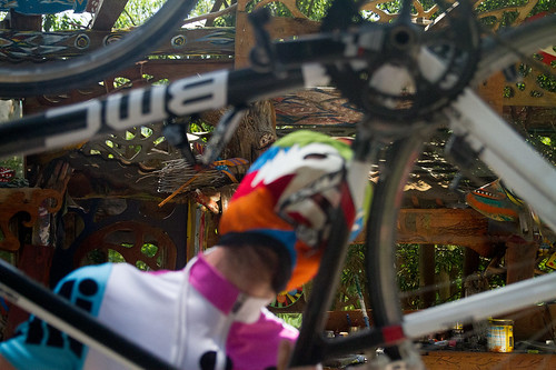 sculpture art architecture cycling diy mask victoria bicycles warburton railtrail lilydale wrestlingmask boingabob