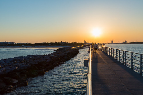 park sunset jetty cape canaveral