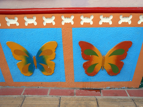Building artwork in Guatapé, Colombia