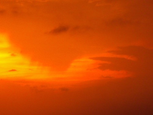 sunset summer clouds evening may kolkata
