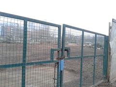 Cardigan Street - Eastside - reopened - gates