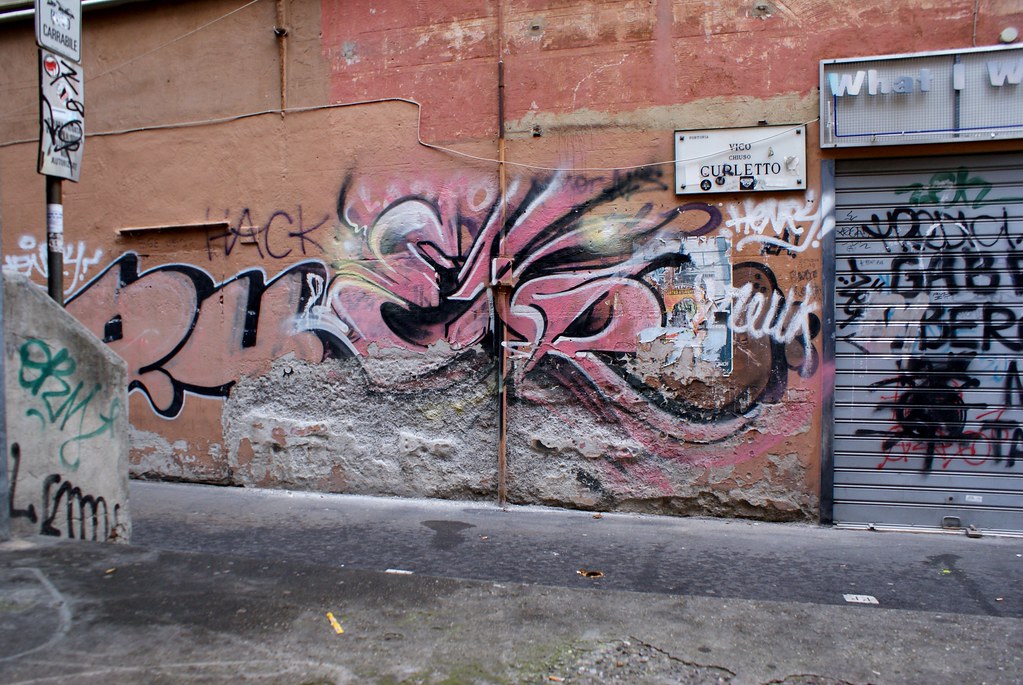Street art et graffiti à Gênes.