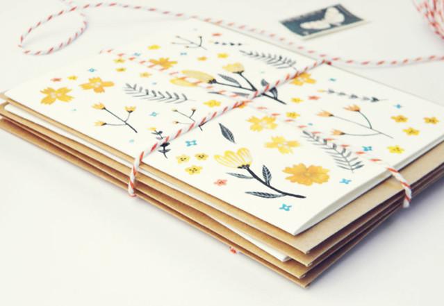 Amelia Herbertson: New Floral Cards and Learning Product Photography