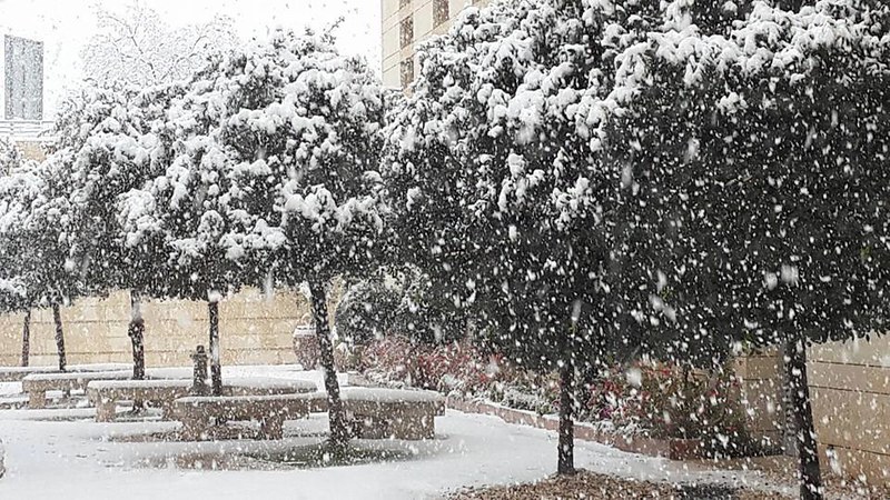 Snow in Jerusalem - December 2013