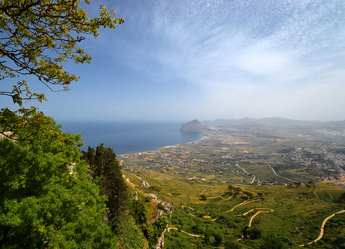 italy landscape coast nikon mediterranean italia day cloudy sicily coastline sicilia erice sanvitolocapo montecofano