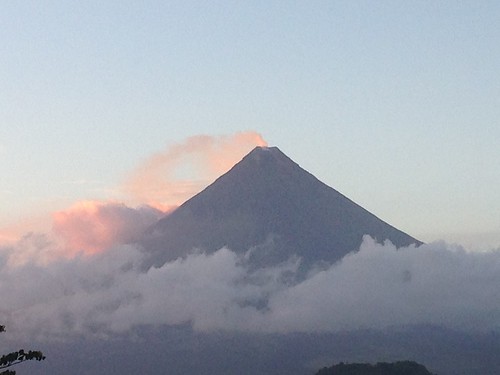 Mayon volcano on March 29, 2014