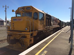 Kiwi Rail 7348 (DFB 7254) at Masterton Station
