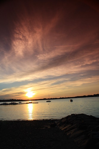 sunset sky beach boston skyline twilight waves dusk fair weymouth southshore summersolstice greaterboston northweymouth