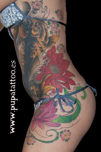 Tatuaje Carpa Japonesa Pupa Tattoo, Granada by Marzia PUPA Tattoo