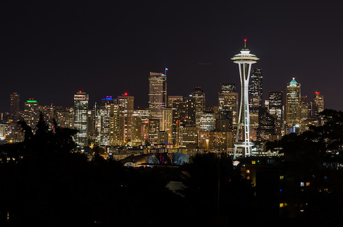 Seattle Skyline at night from Kerry Park