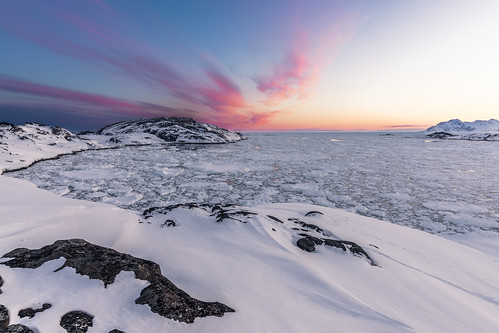 arctic ocean winter nature ice kulusuk landscape snow coast sea cold kommuneqarfiksermersooq gl evening sunset canon eos 5d mkiv greenland rocks