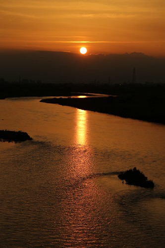 sunset cloud japan river 5dmk3