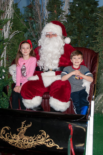 Visiting Santa 2013