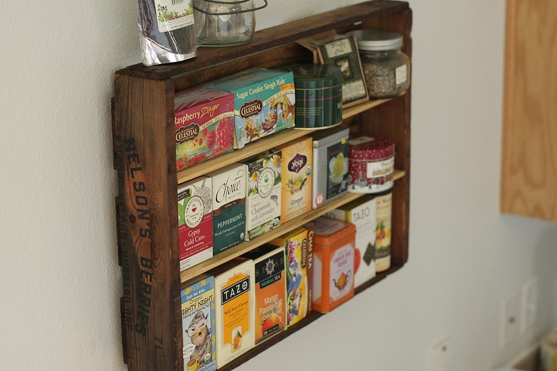 tea shelf
