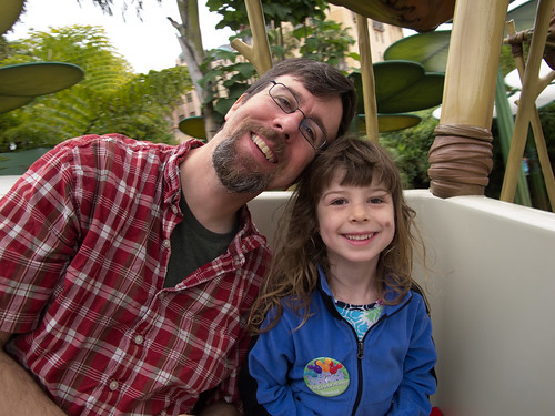 Dad, Daughter, Disneyland