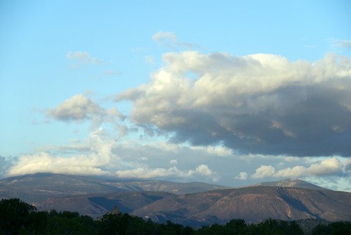 usa mountains newmexico clouds sunrise landscape hotel española ranchodesanjuan española