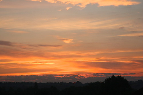 sky 20d silhouette clouds sunrise canon landscape dawn day cloudy worcestershire bromsgrove