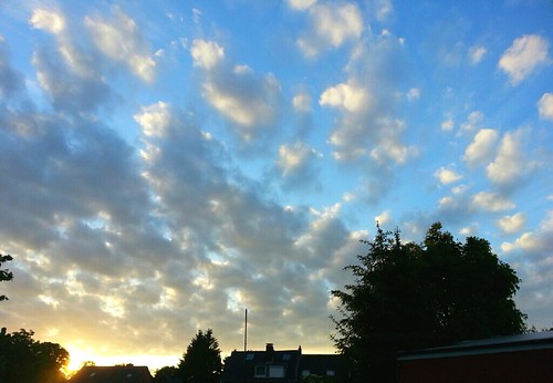 morning summer sky clouds sunrise germany landscape edited nrw colourful eoc kleve streamzoo