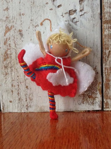 weather easter spring rainbow doll waldorf pixie fairy etsy easterbasket bendydoll acurioustwirl