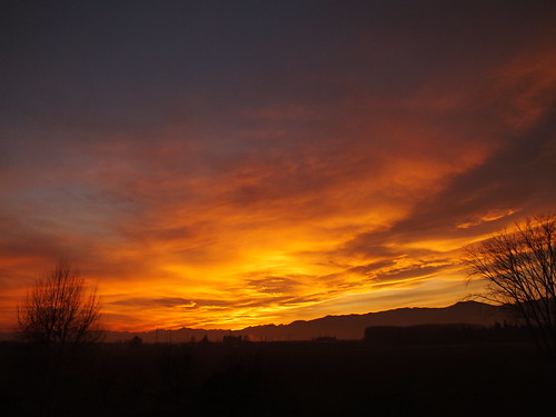 sunset night italia tramonto nuvole cloudy piemonte giallo rosso sera nuvoloso sanmauriziocanavese canavese