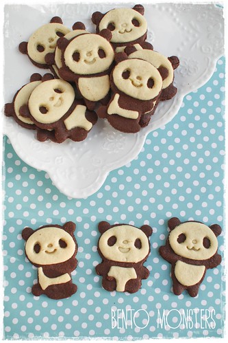 Panda Cookies | Bento Monsters