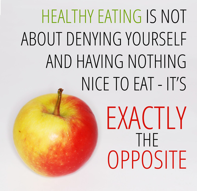 Healthy Eating is not about denying yourself