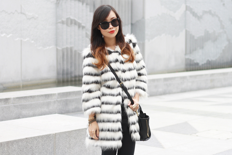 Striped Fur | it's not her, it's me. - Los Angeles Fashion Lifestyle ...