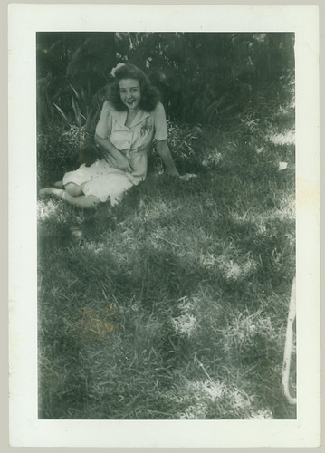 Girl on grass