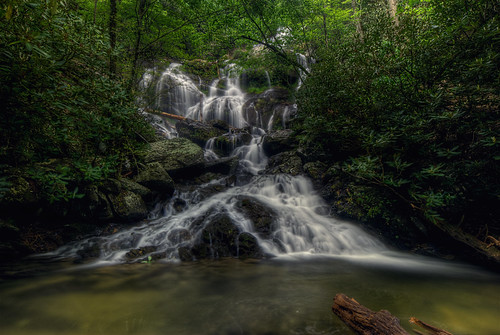 green water waterfall cascade appalachia cataract northcarolinamountains northcarolinablueridgemountainssunset
