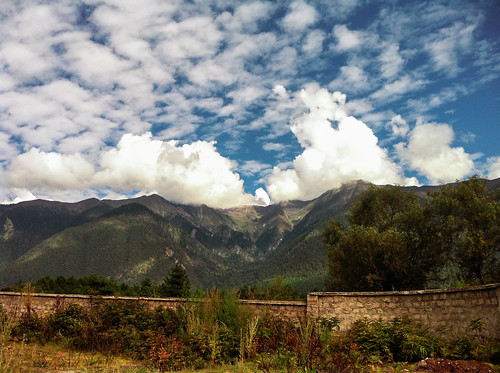 china sky mountain mobile clouds landscape photography phone tibet phoo iphone iphone4