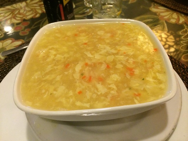 Crab 'n corn soup - Paraiso Grill