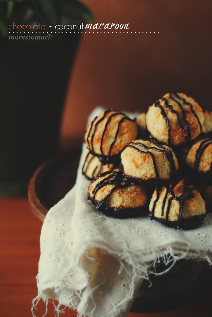 chocolate + coconut macaroons – morestomach