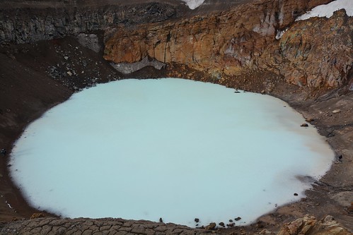 volcano iceland ísland vulkan askja viti öskjuvatn